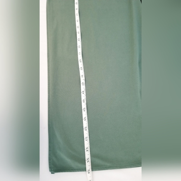 Open Edit V-Neckline Sleeveless Side Slit Maxi Dress - Picture 14 of 14